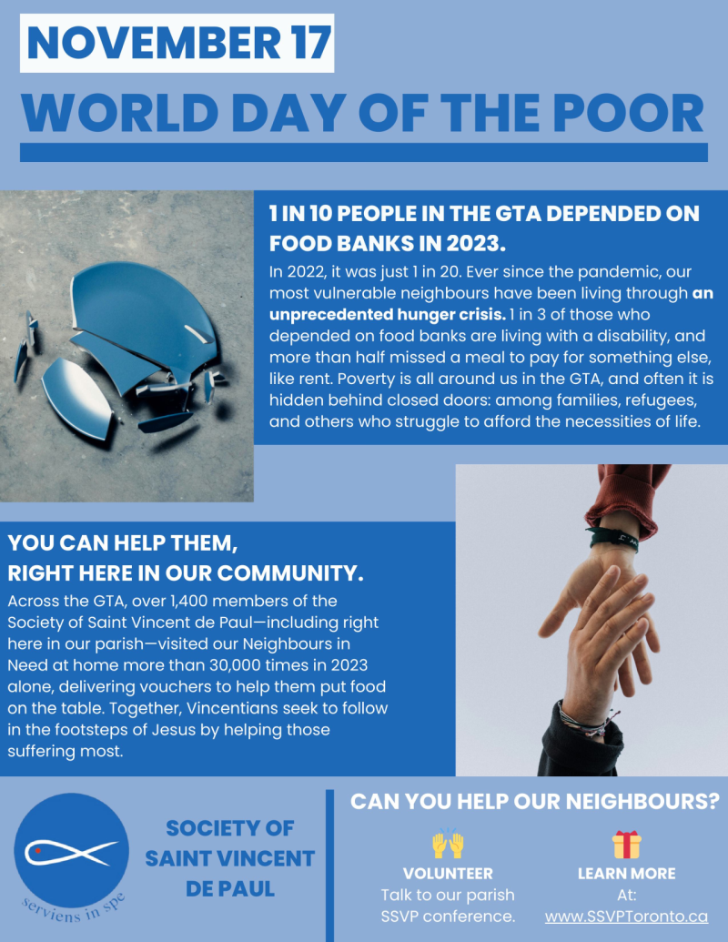 World Day of the Poor 20024